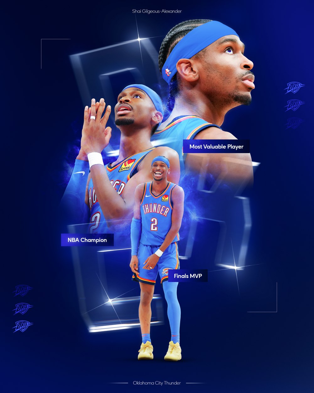 Affiche Shai Gilgeous-Alexander, Oklahoma City Thunder