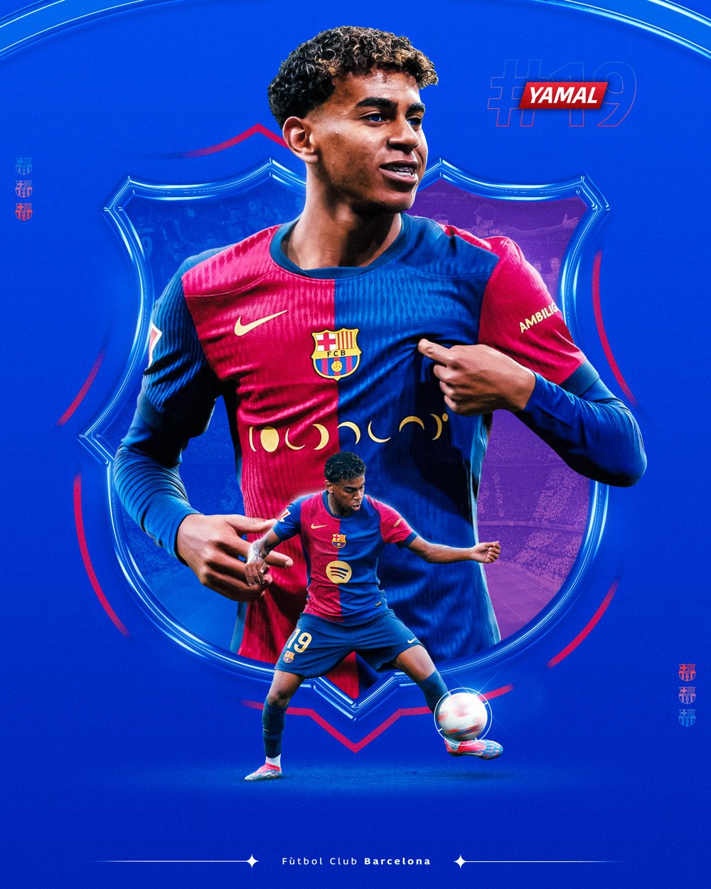 Affiche Lamine Yamal, FC Barcelone