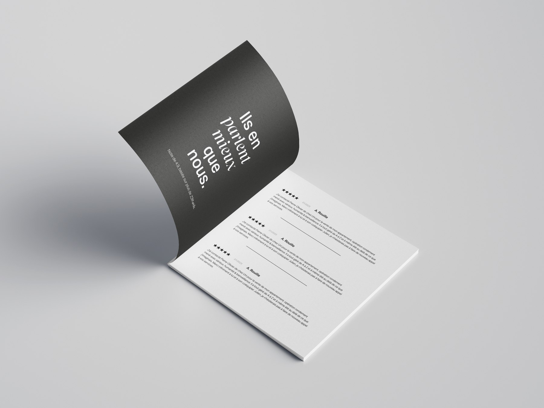 Page des avis clients