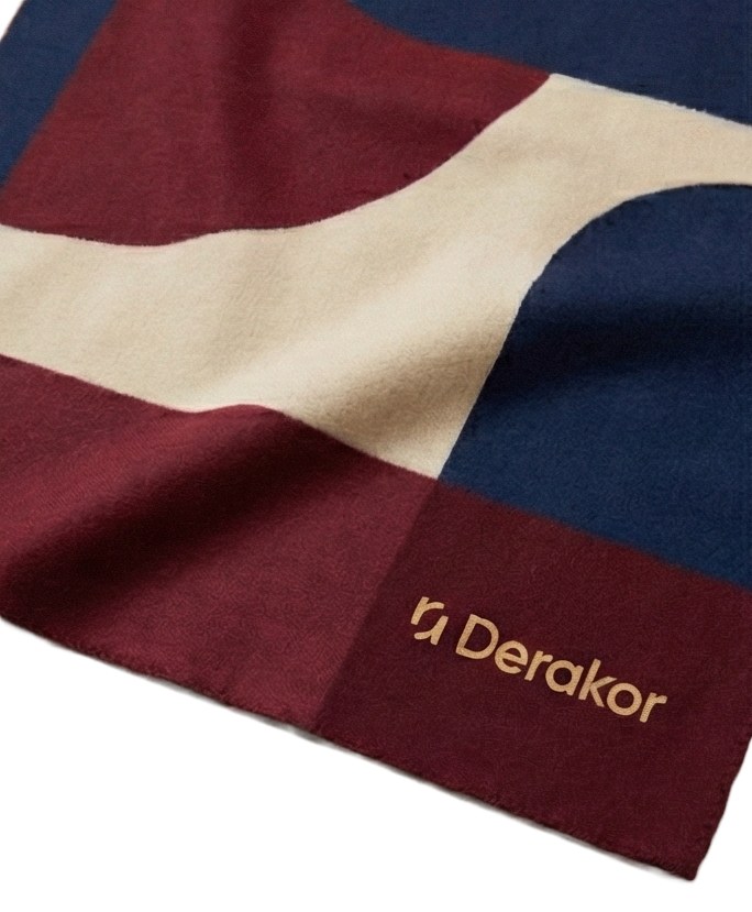 Foulard Derakor avec motif colorblock